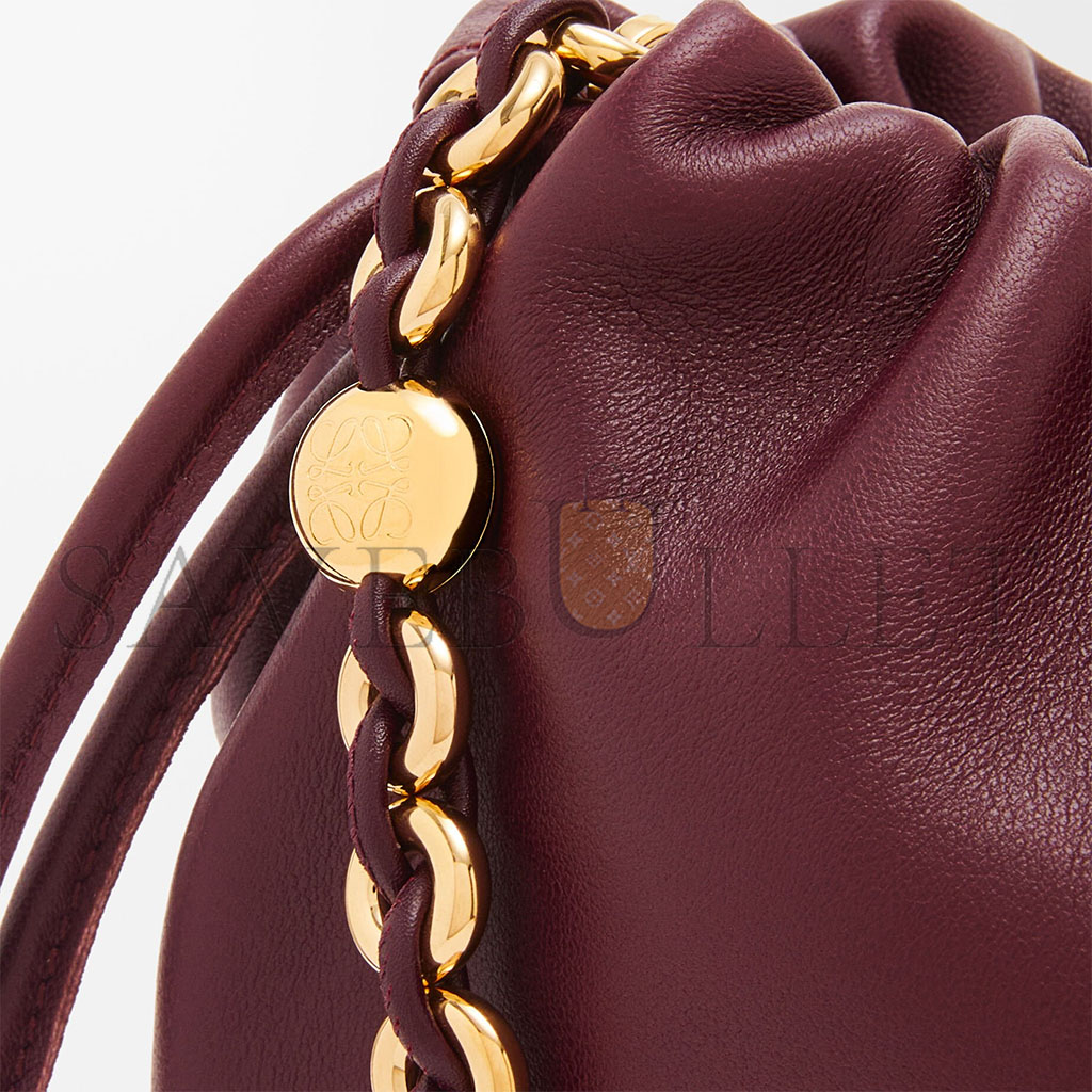 LOEWE FLAMENCO PURSE BUCKET IN MELLOW NAPPA LAMBSKIN 0011054665 (32*24*17cm)